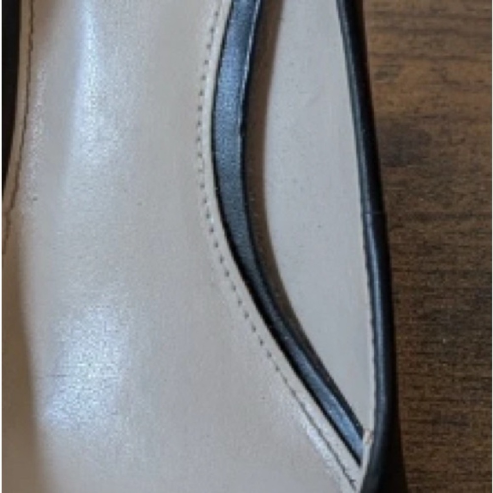 Coach Black and Cream Heels